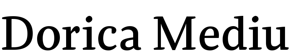 Dorica Medium Font Download Free